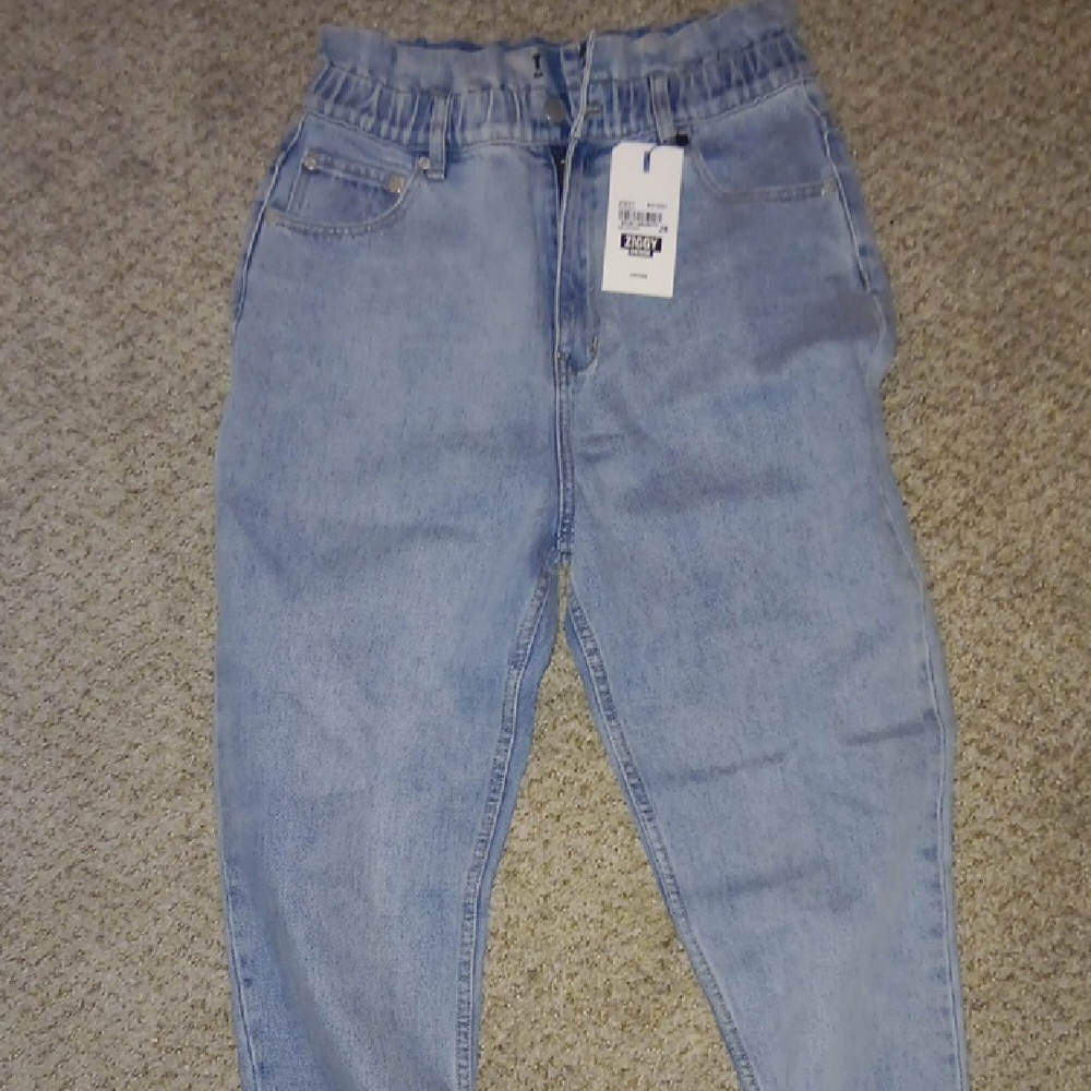 High Rise Light Blue Jeans